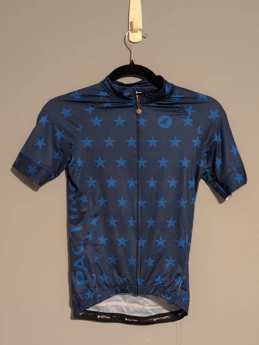 Pactimo Women's Navy Star Short Sleeve Cycling Jersey